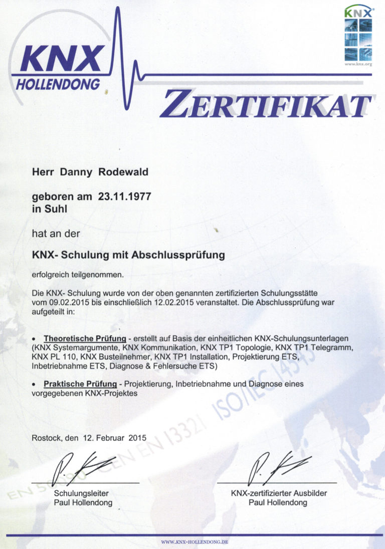 KNX_Zertifikat
